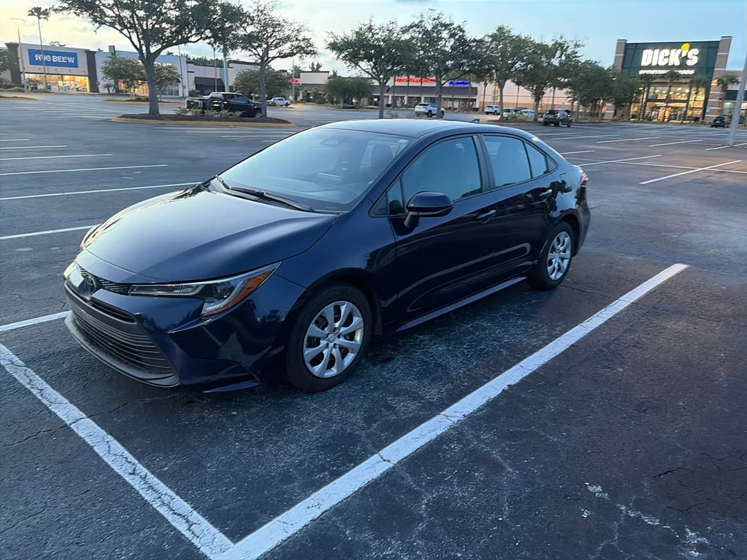 2024 Blue Toyota Corolla